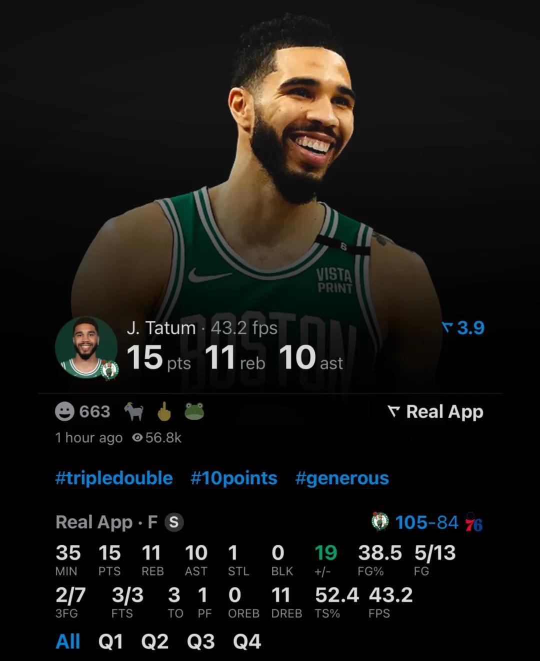 塔图姆击败老对手利物浦，晋级之路一路高歌(塔图姆集锦)